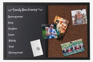 Family Home Evening Corkboard - Photographic Paper