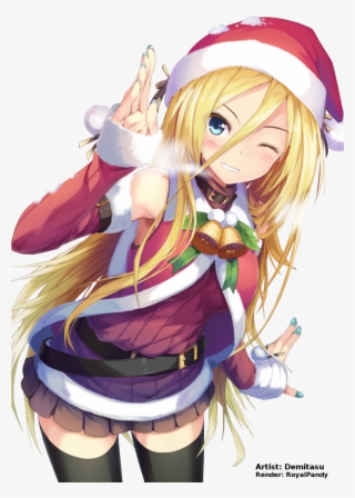 Cute Blonde Anime Girl - Lily Vocaloid
