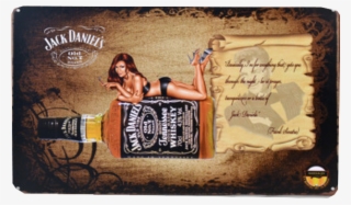 Vintage Sign Jack Daniels Vintage Scroll - Tin Sign Jack Daniels