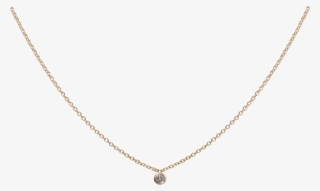 Single Diamond Necklace Rose Eliise Maar Jewellery - Necklace