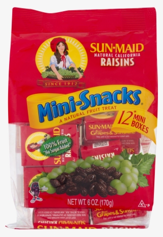 Sun Maid California Raisins Mini Snacks, 6 Oz, 12 Ct - Sun Maid Natural California Raisins 14 Mini Snacks