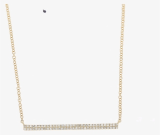 Trapeze 14ct Yellow Gold Double Row Diamond Necklace - Chain