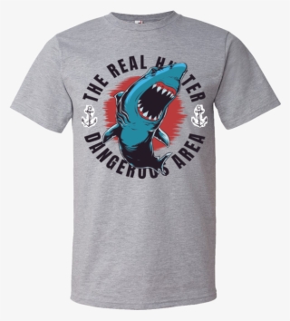 Dangerous Area T-shirt Template - Shrimp
