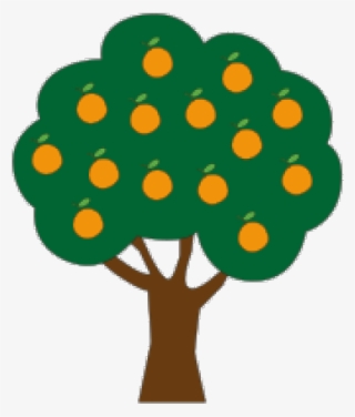 Orange Tree Cartoon Png