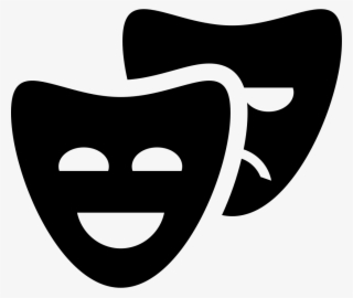 Comedy And Drama Masks Comments - Psychopath Icon