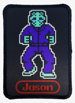 8 Bit Jason Iron On Patch - 8 Bit