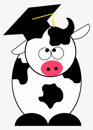 Educated-cow - Dead Cow Clip Art
