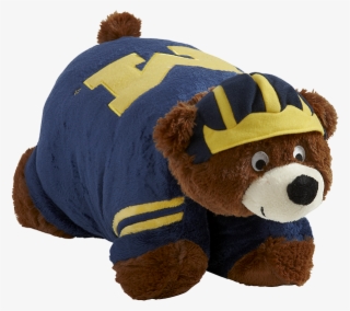 Ncaa Michigan Wolverines Pillow Pet Customized Image - Stuffed Toy