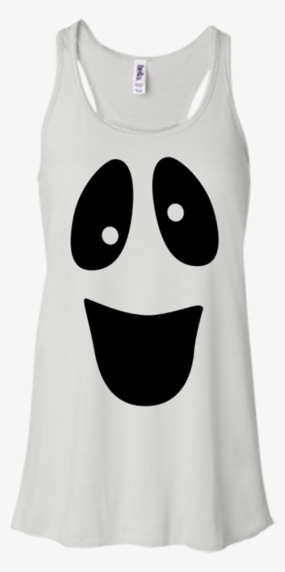 Ghost Face Funny Shirt, Hoodie, Tank - Bella + Canvas Ladies' Flowy Racerback Tank B8800