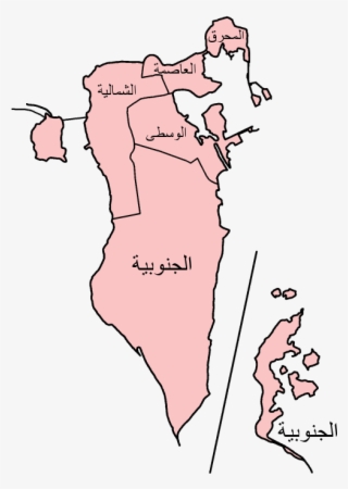 Bahrain Governorates Arabic - Bahrain Map Arabic