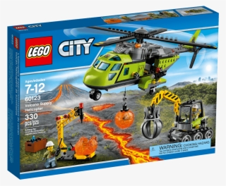 Volcano Supply Helicopter - Lego City Volcano Helicopter