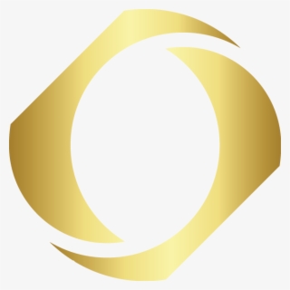 Golden Curve Abstract Logo - Circle