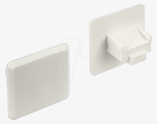 Dust Cover For Rj45 Jack Without Grip 10 Pieces White - Plastic