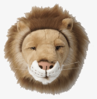 Plush Lion Head Decoration - Lion Trophy Head
