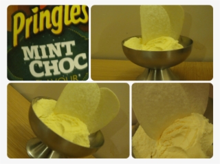 Mint Choc Pringles And Ice Cream - Potato Chip