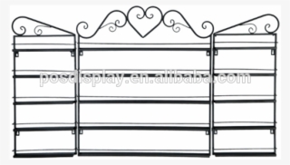 Wall Mounted Metal Display Nail Polish Rack