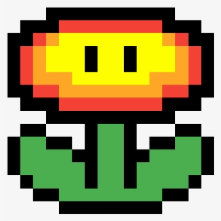 Fire Flower - 8 Bit Super Mario Flower