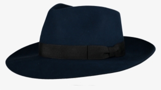 Blue 'ha' Fur Felt Hat - Argentina Hat
