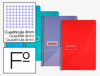 Cuadricula 4 Mm 90h Tapa Plástico - Notebook