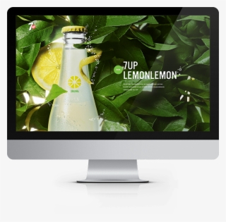 The Mouthwatering New 7up Brand Website That Fizzes - Led-backlit Lcd Display