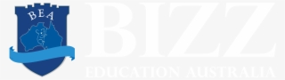 Bizz Education Logo White Without Banner Text - Parallel