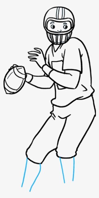 How To Draw Football Player - Football Player Drawing