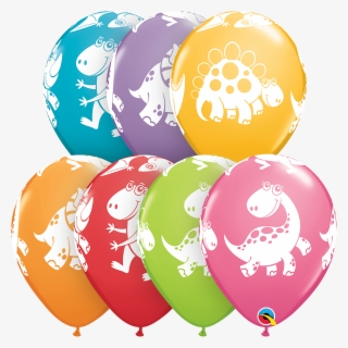 40201 Cute & Cuddly Dinosaurs Latex Balloon - Balloon Dinosaur Png