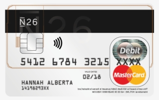 The N26 Mastercard Debit Card Is One Of The Cards That - N 26 Mastercard