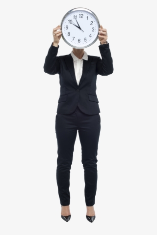 Standing Women Download Free Png Image - Wall Clock