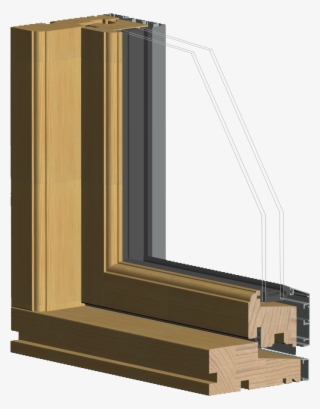 Combi Timber Alu Clad Timber Window - Plywood