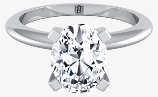 4 Prong Oval Solitaire Engagement Ring With Petite - Split Shank Oval Engagement Ring Knife Edge