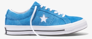 One Star Vintage Suede Low Top Blue Hero - Converse One Star Blue
