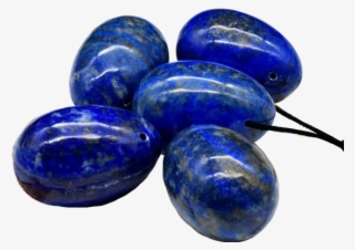 5cm Natural Blue Lapis Lazuli Yoni Eggs - Sapphire