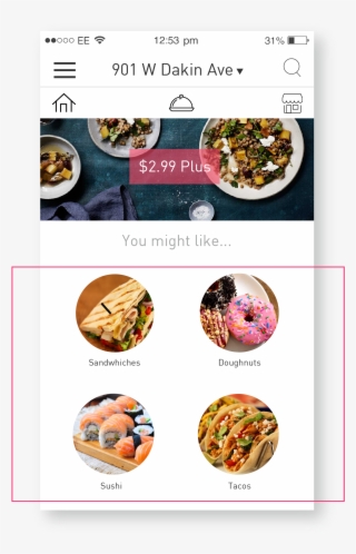 The Original Postmates Interface Consisted Of Multiple - Side Dish