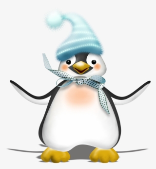 Фотки Penguin Clipart, Penguin Illustration, Cartoon - Snowman With Birds Png