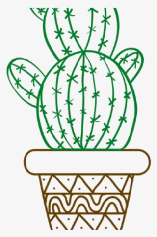 Drawn Cactus Tumblr Transparent - Drawing