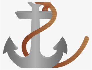Dark Blue Clipart Navy Anchor - Pirate Ship Anchor Clipart