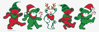 Holiday Greeting Cards, And $10 Off All Orders Over - Grateful Dead Dancing Bears Christmas