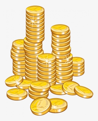Clipart Jokingart Com Ⓒ - Transparent Background Gold Coins Clipart