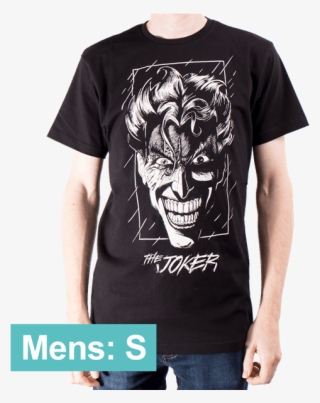 Dc Comics The Joker Head Black Men S T Shirt Size S - Tiger