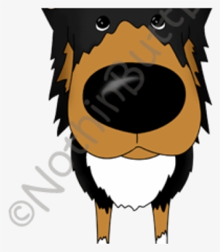 Bearded Collie Clipart Dog Nose - Cartoon