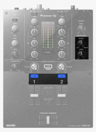 The Pfl/cue Section Is Simple - Mixer Pioneer Dj Djms3
