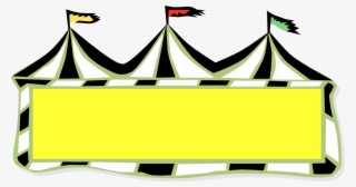 Vector Illustration Of Circus Tent Traditional 'big - Carnival Tent