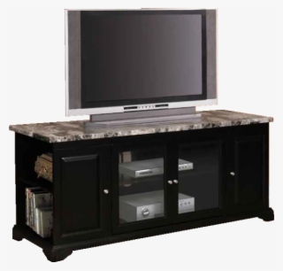62'' Faux Marble Tv Stand By Furniture World - Television Set