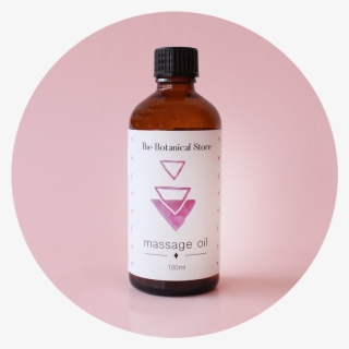Our Massage Oil Is Easily Absorbed Into The Skin To - Glass Bottle