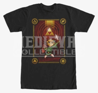 Legend Of Zelda Triforce Dawn T Shirt Cartoon Transparent Png 606x606 Free Download On Nicepng - toon link shirt roblox