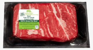 Grass Fed Flat Iron 1 Labeled - Kobe Beef