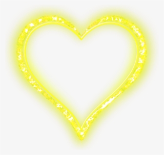 Transparent Glitter Heart - Heart