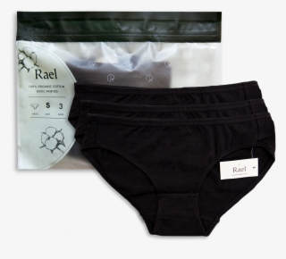 Rael Women's Organic Cotton Basic Panties /small - Briefs