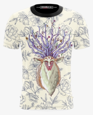 princess mononoke forest spirit unisex 3d t shirt fullprinted - active shirt